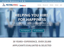 Tablet Screenshot of nofailhiring.com